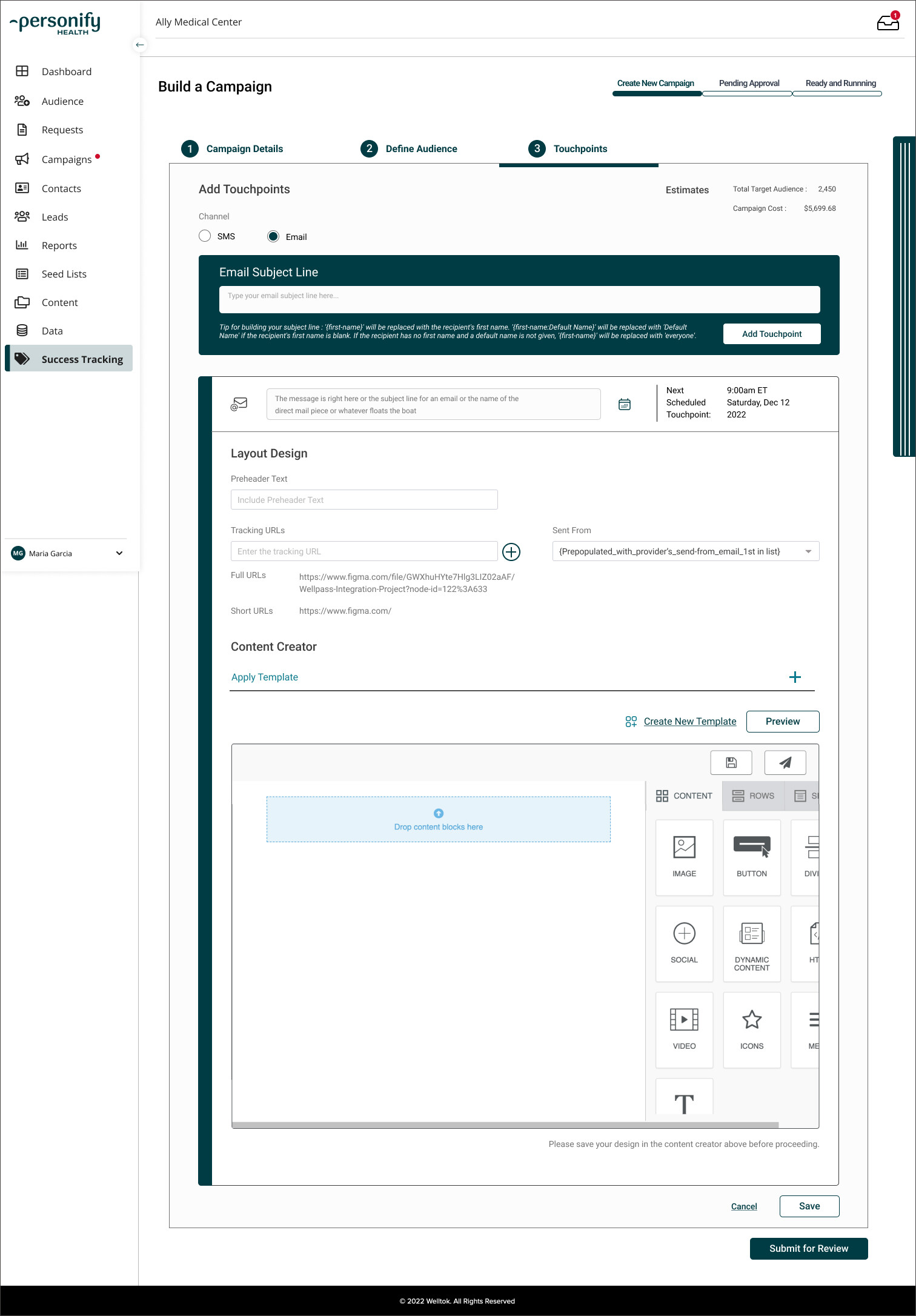 Self-service campaign builder
